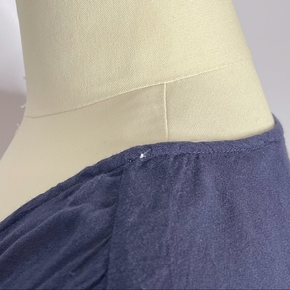 Vicinity Short Sleeve Tie Dye Top- Navy L - Picture 7 of 9